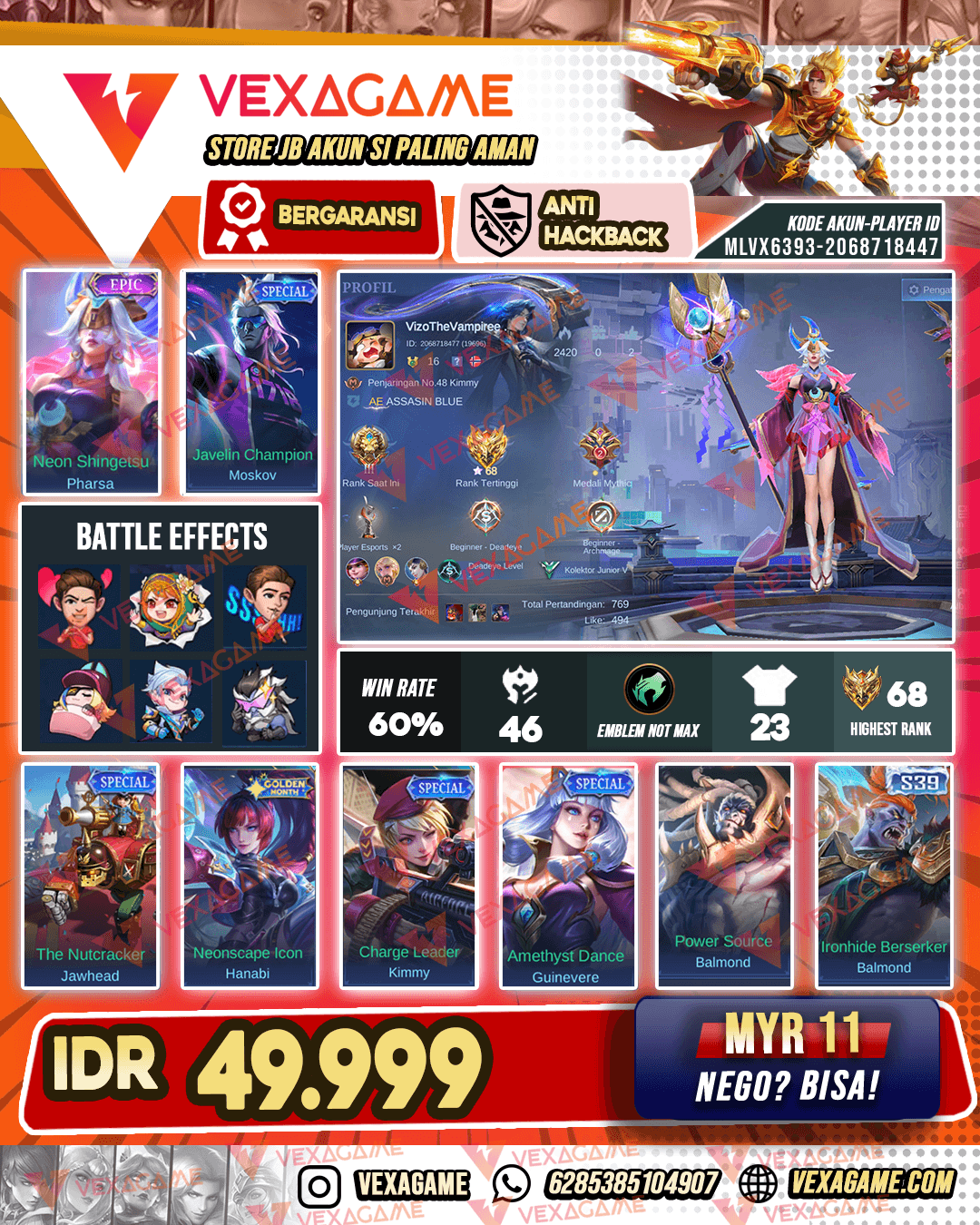 akun murah meriah