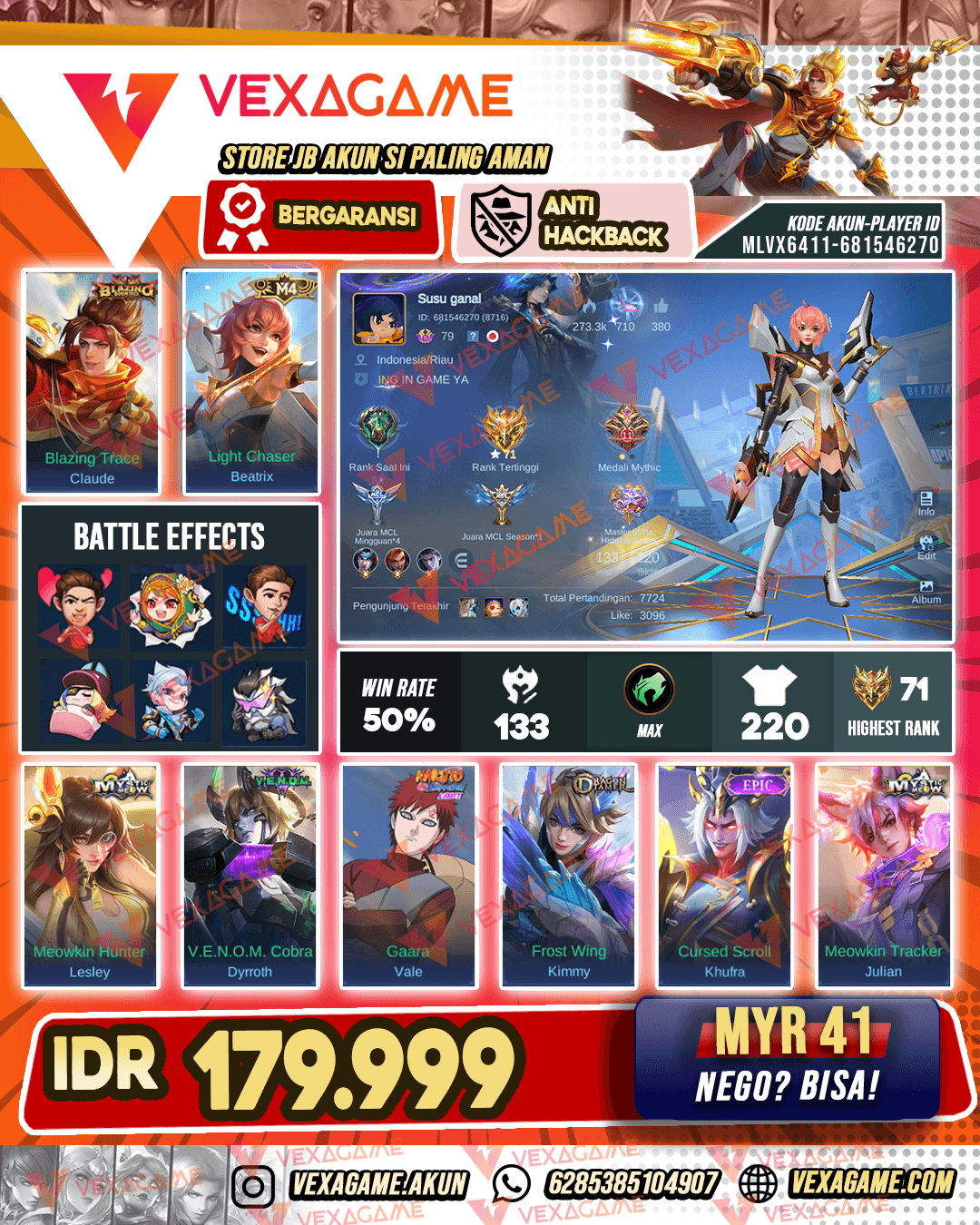 Beatrix M4 | Claude Blazing | Emblem + Hero MAX