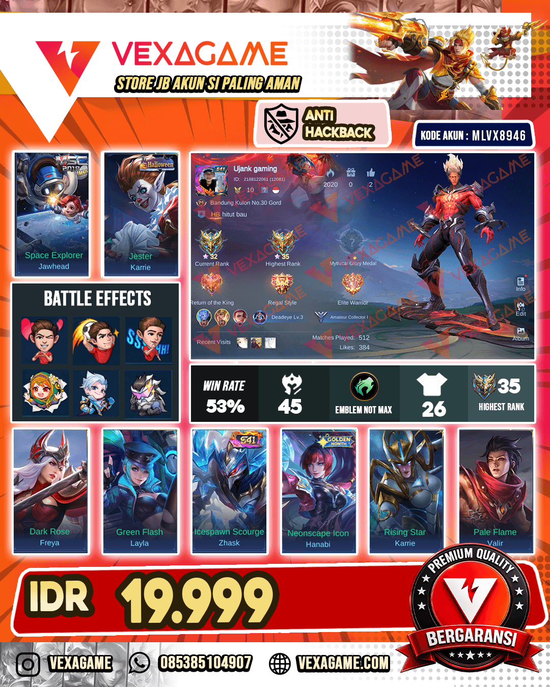 Akun Murah Banget