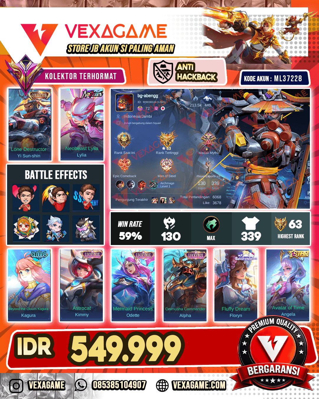 YSS CC | Lilya Neobeast | Kagura Clouds | 3 Luckybox