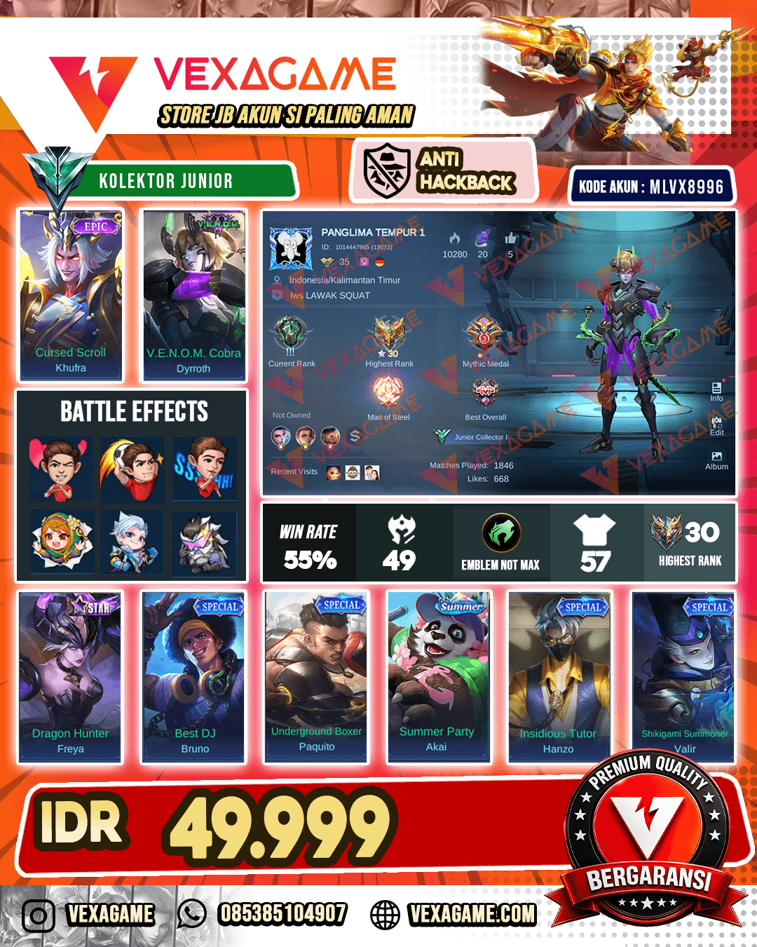 Akun Murah Budget Pelajar