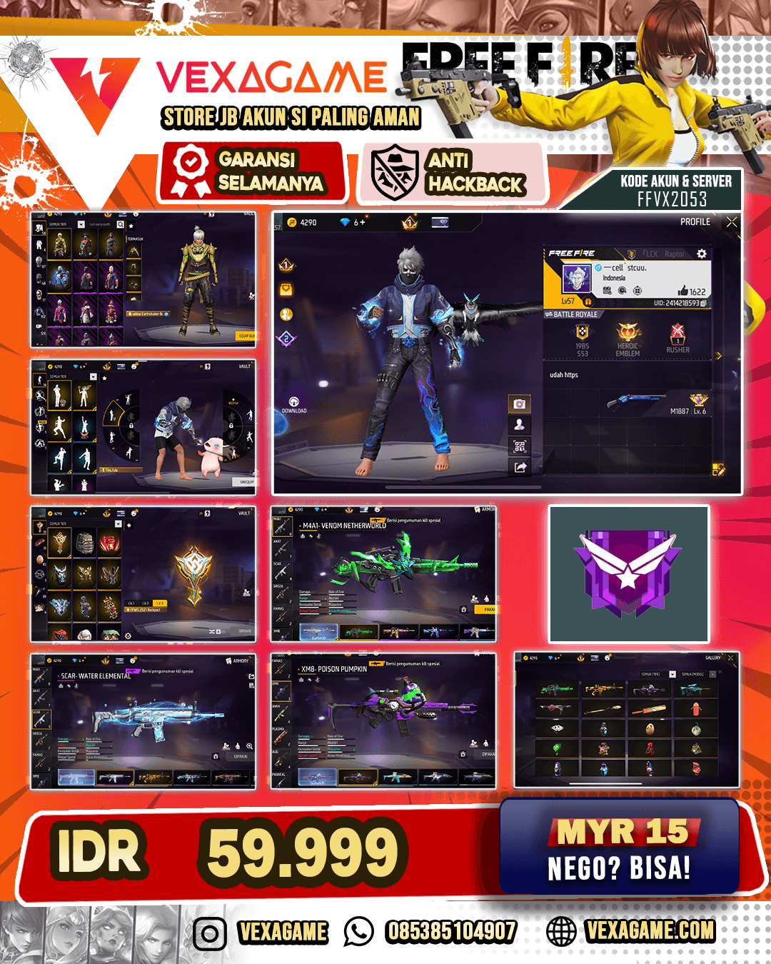 Sg Duo Biru | Vault 150