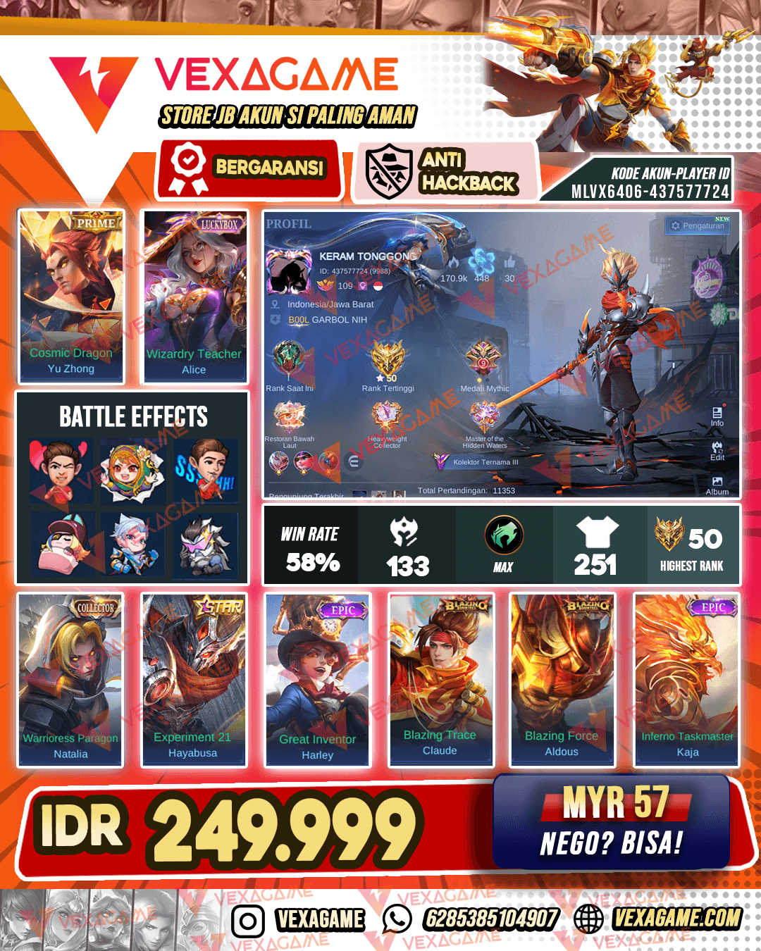 Hayabusa Annual Star | Alice Luckybox | Yu Zhong Prime