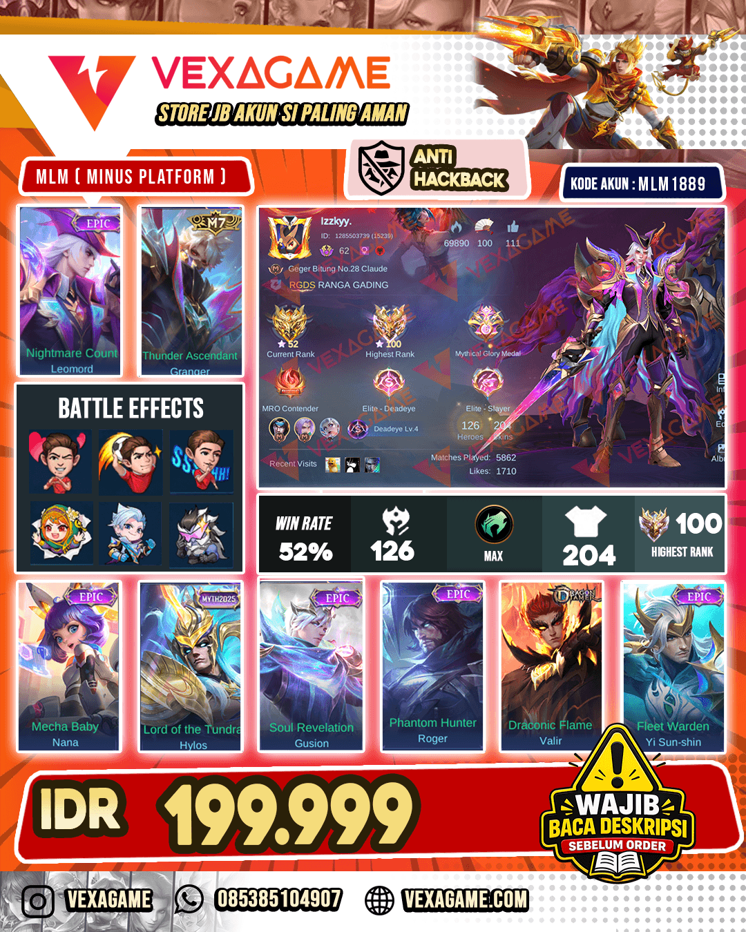Leomord Epic | Granger M7 | Ex Immo