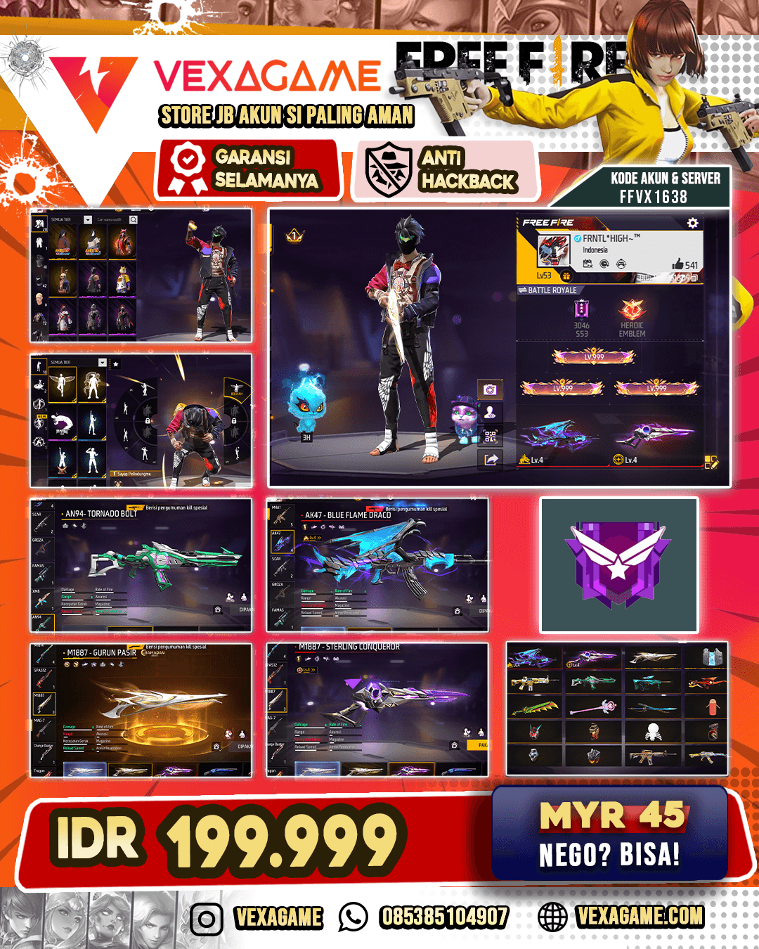 Sg Gurun | Evo 2 | Vault OTW 100 | Bundle Madara