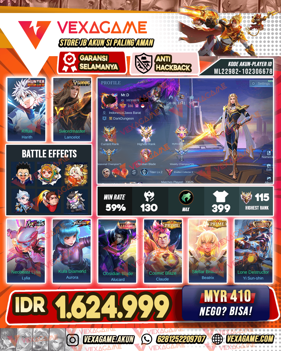 Lancelot Dawning | Harrith HxH | Yi Shun Shin CC