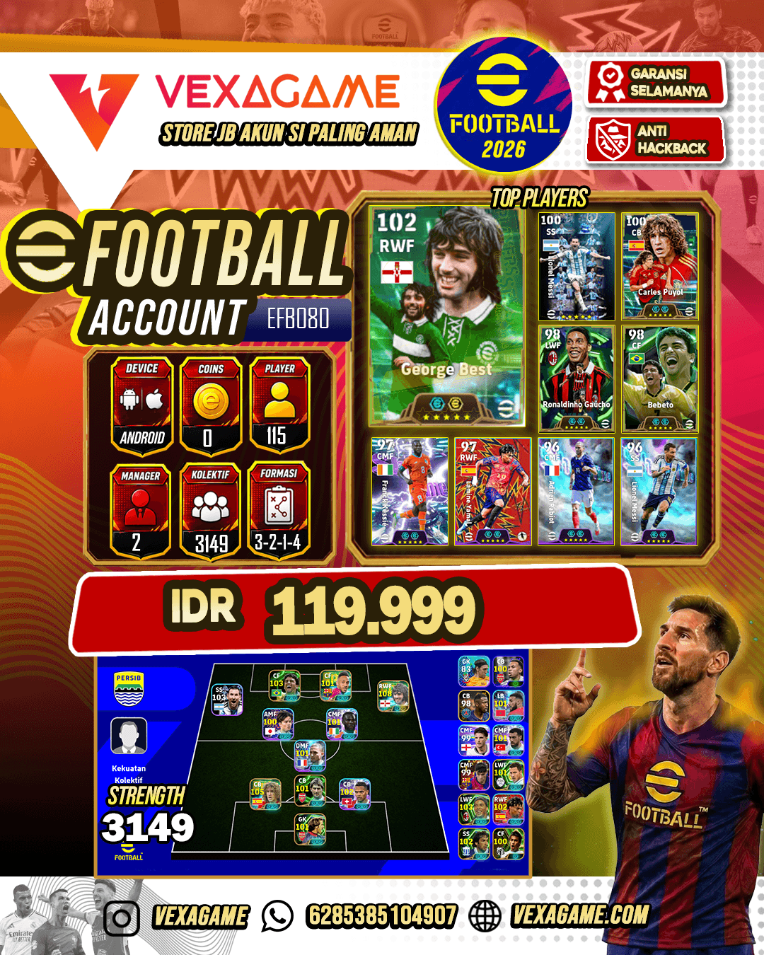 SKUAD MERATA!! George Best Epic | Puyol Epic | Ronaldinhon Epic | Bebeto Epic