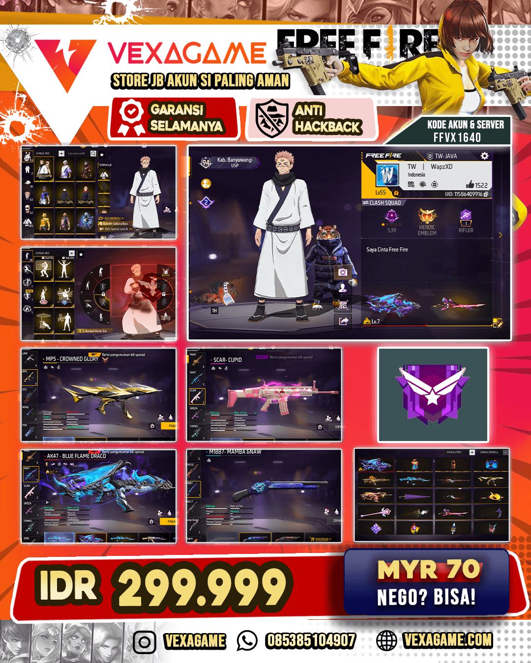 1 Evo MAX | Ryomen Sakuna Bundle | | Face Joker | Cn On