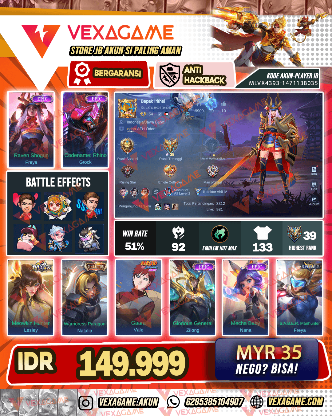 Freya Epic | Grock Epic