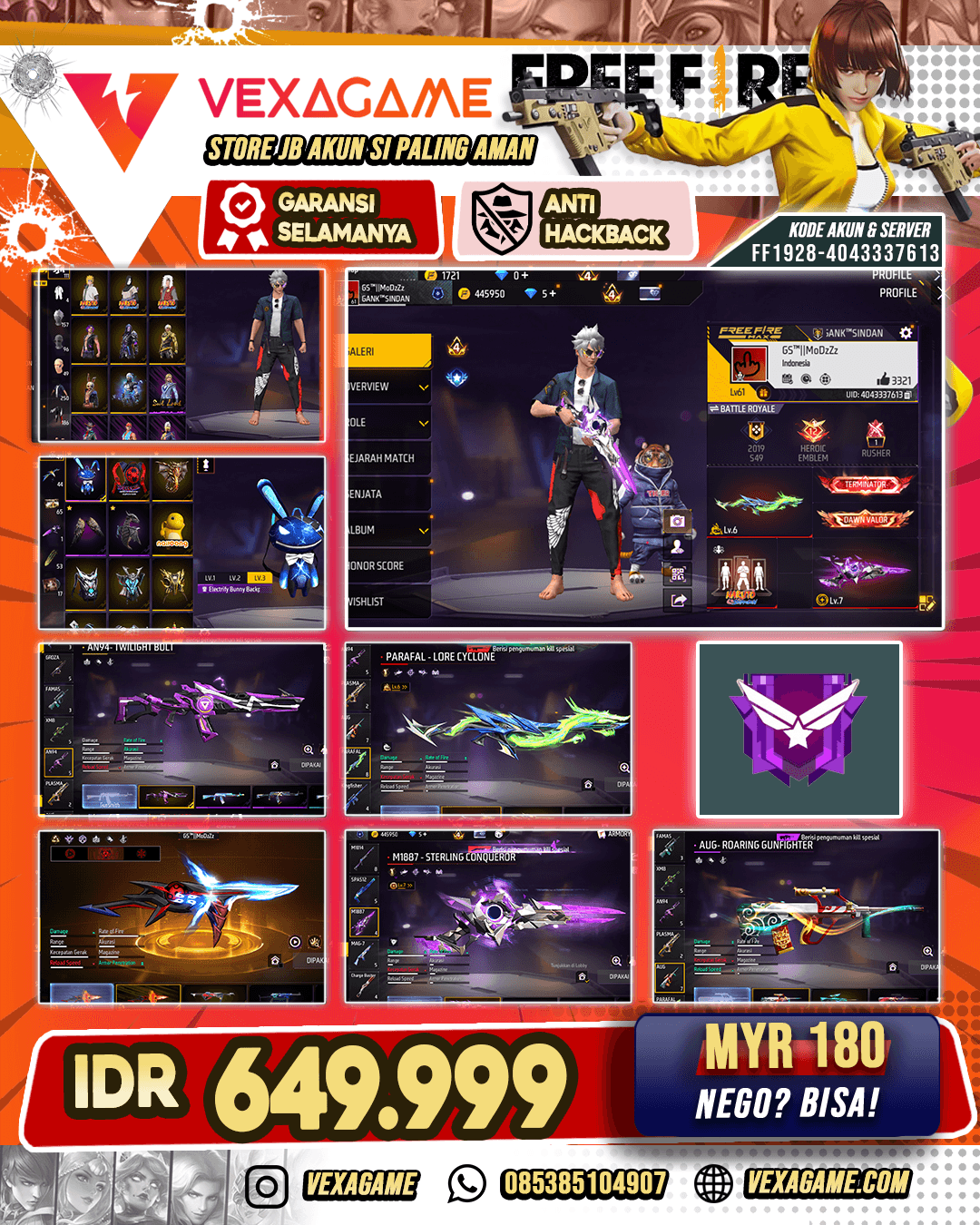 SG Sterling EVO MAX7 | Paraval EVO Lv 6