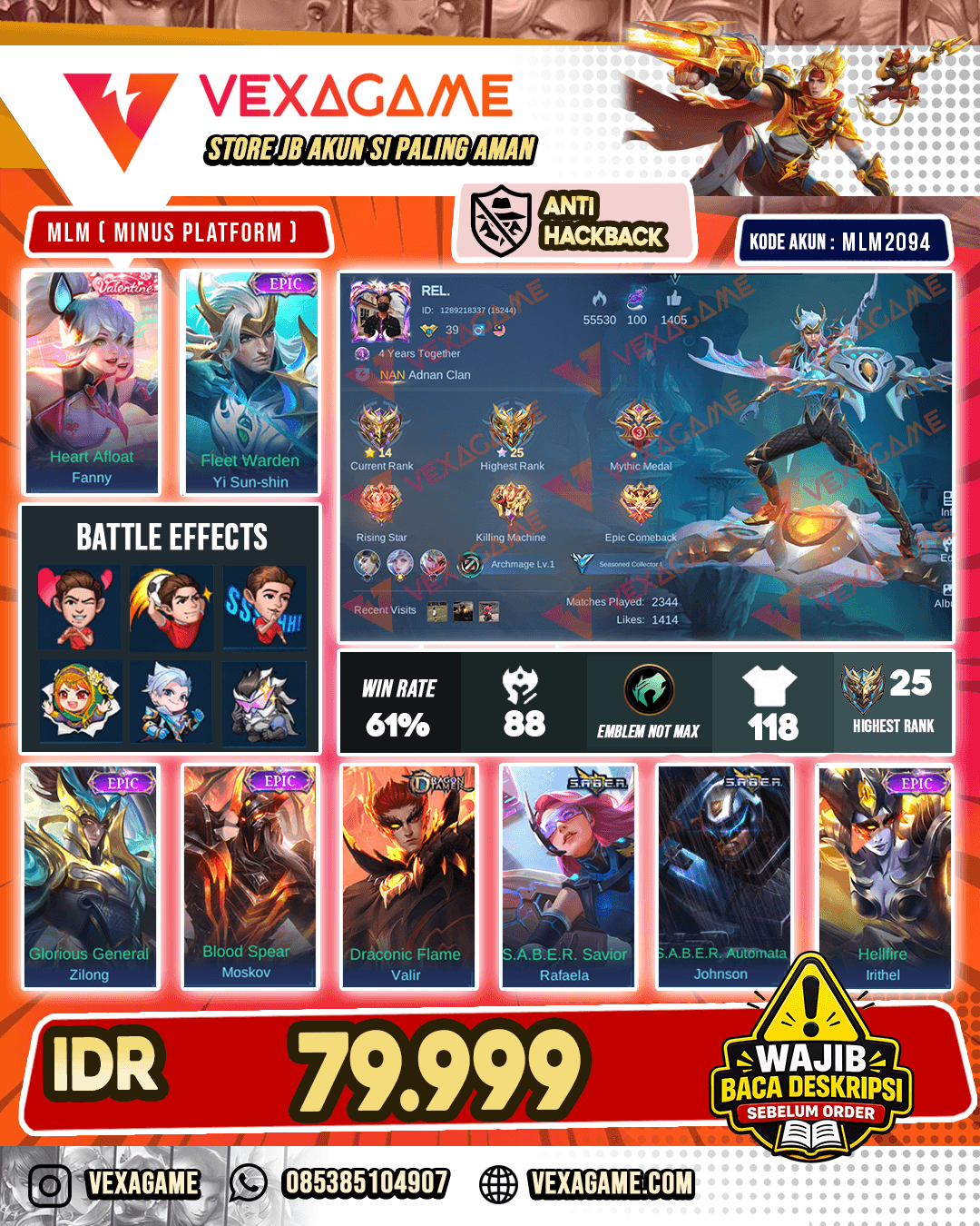 Yss Epic | Fanny Valentine