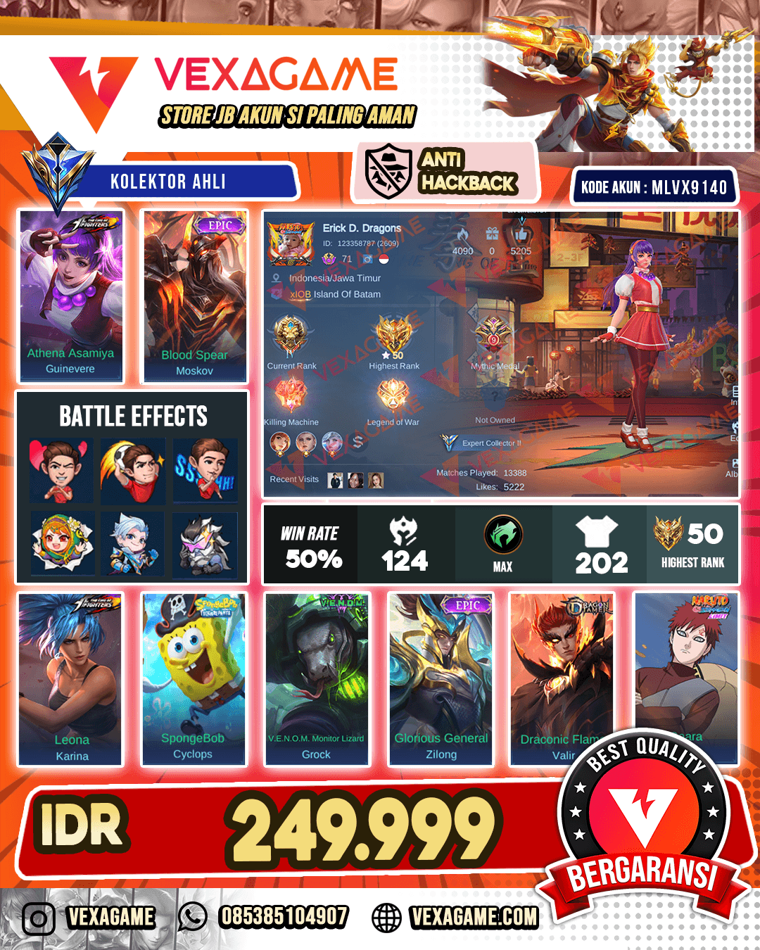 Guinevere KOF X Moskov Epic