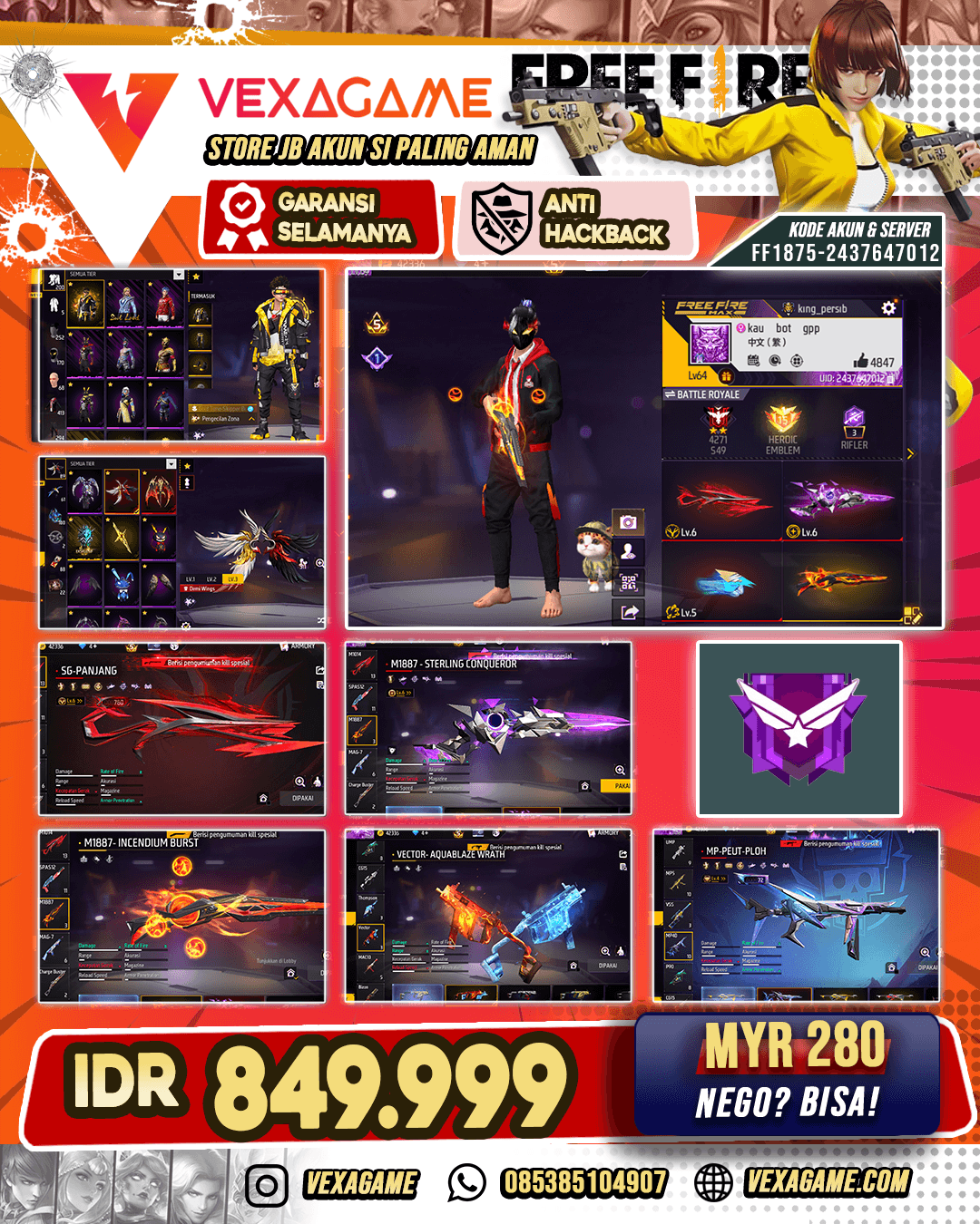 4 EVO | SG Panjang | SG Incendium | SG Sterling