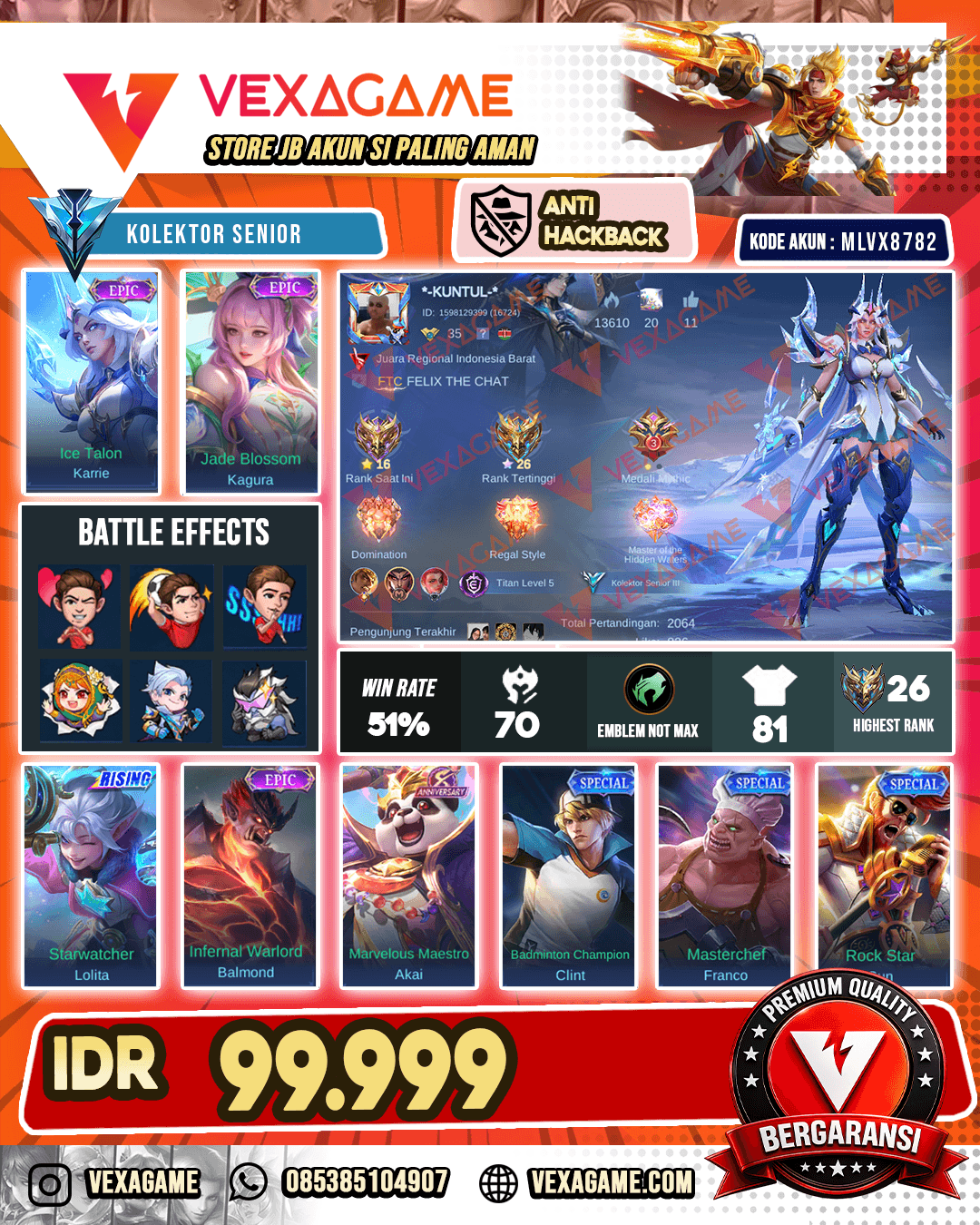 Karrie Epic X Kagura Epic