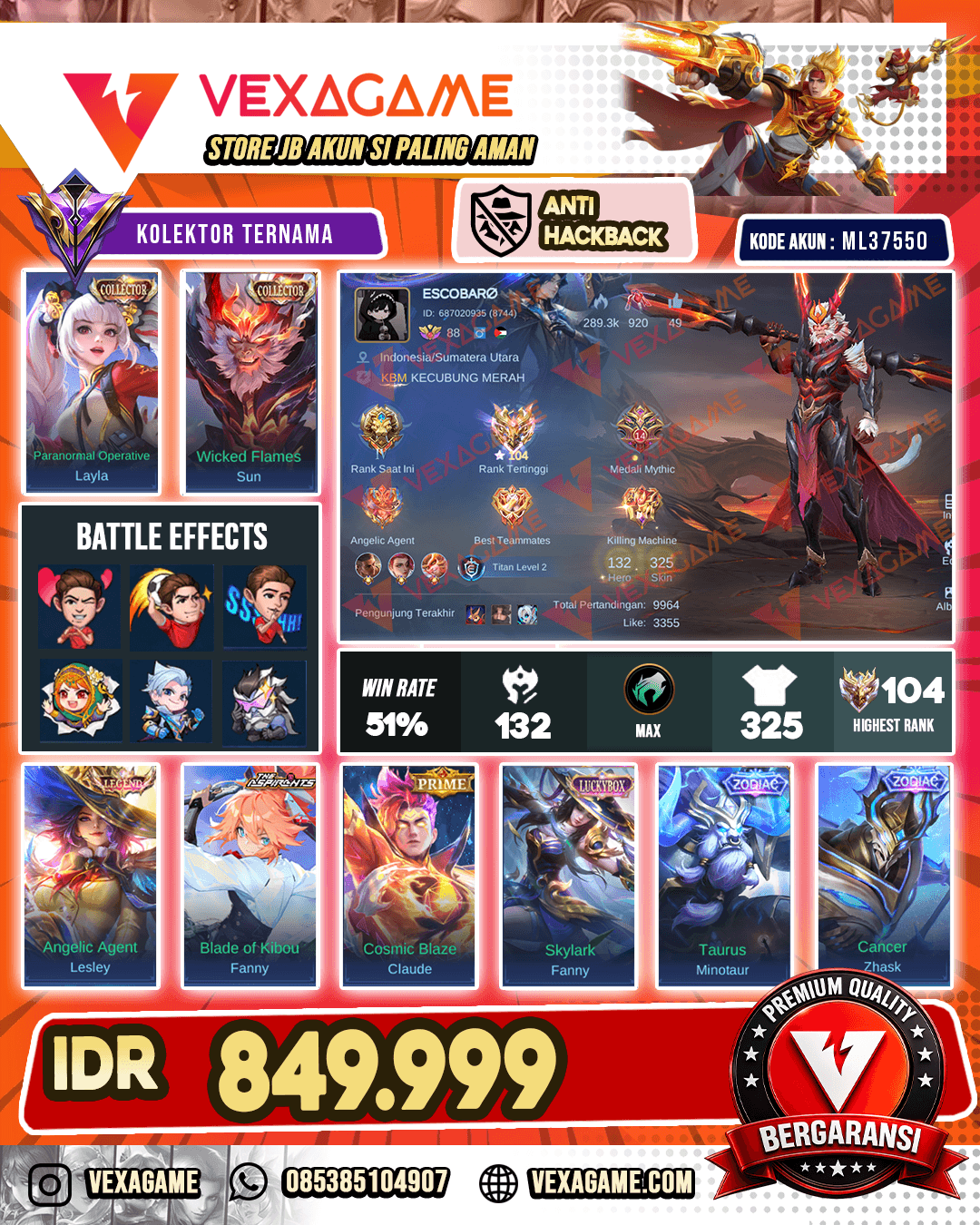 Sun X Layla Collector | Lesley Legend | Fanny Asphirant