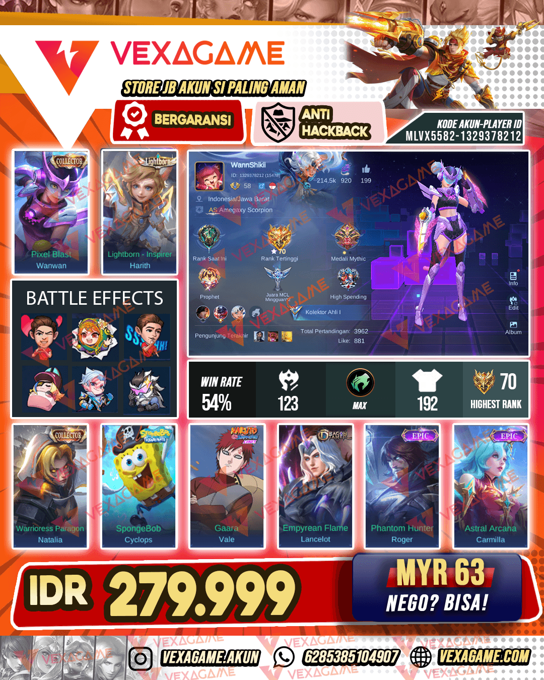 Wanwan Collector | Harith Lightborn | Emblem Max