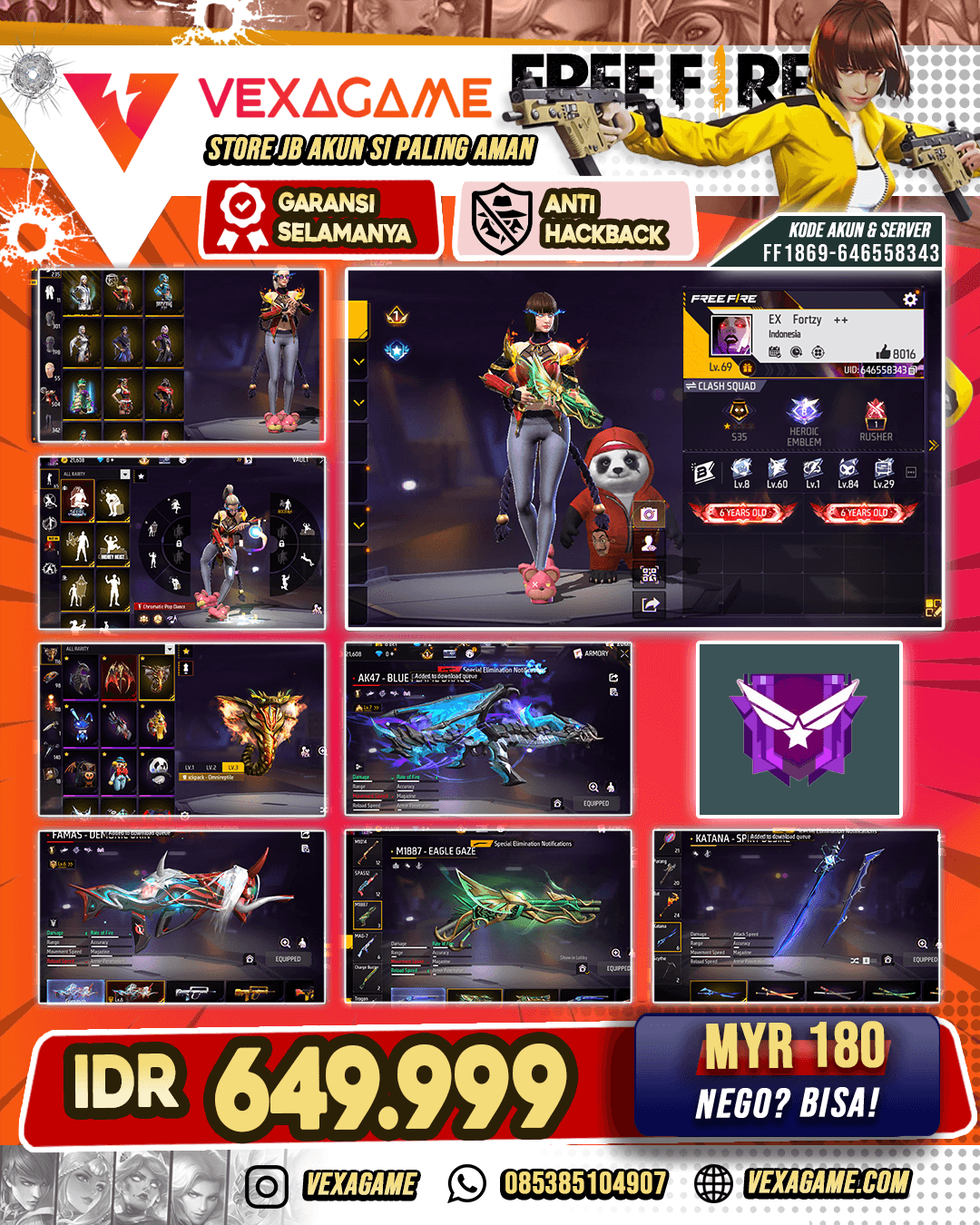 2 EVO GUN |  SG Eagle | Vault 500++