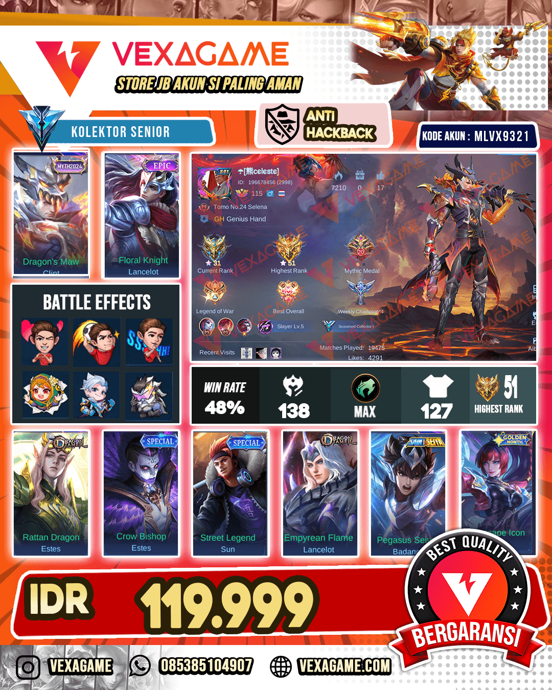 Clint MYTH | Lancelot Epic