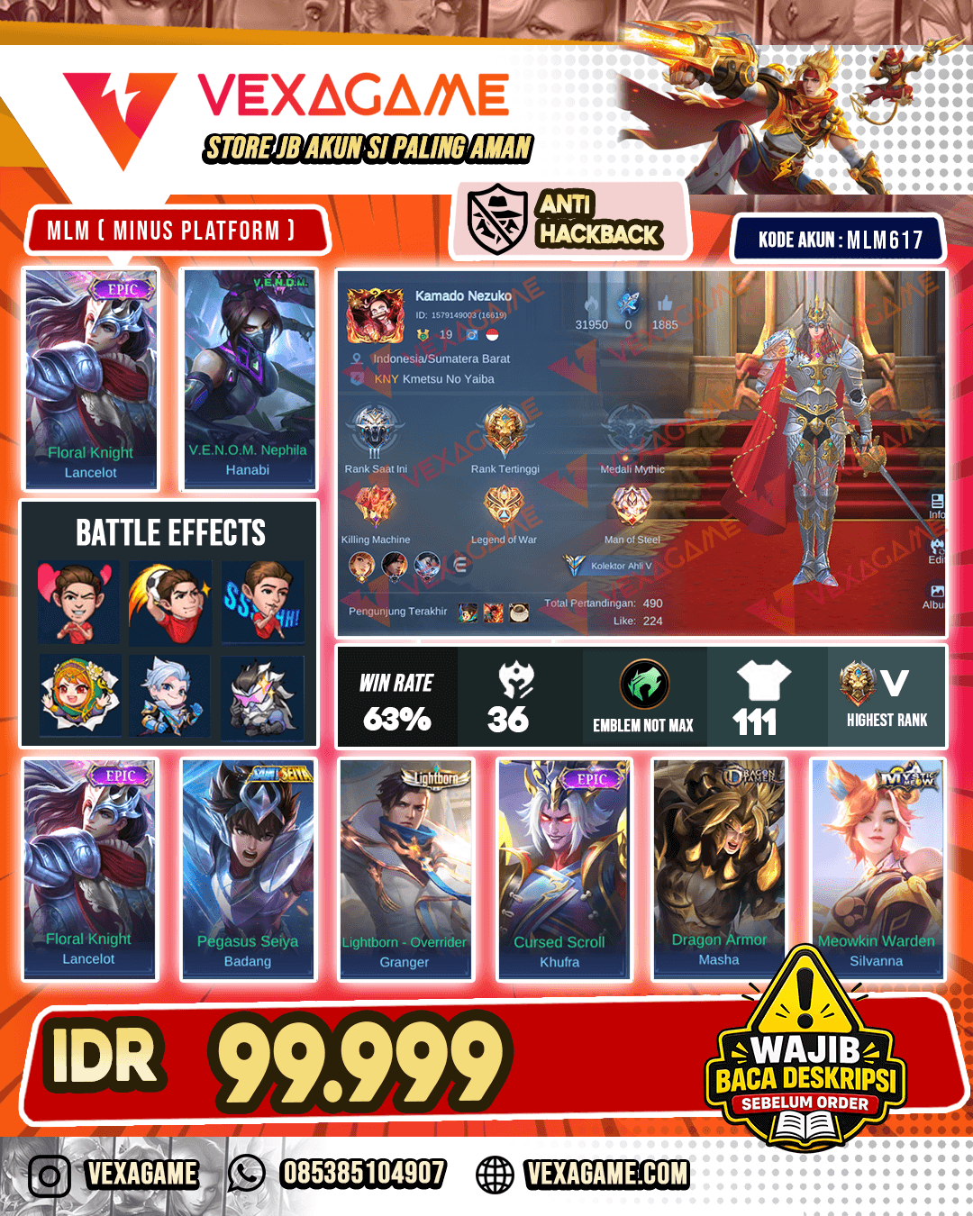 Lance Epic | Hanabi Venom