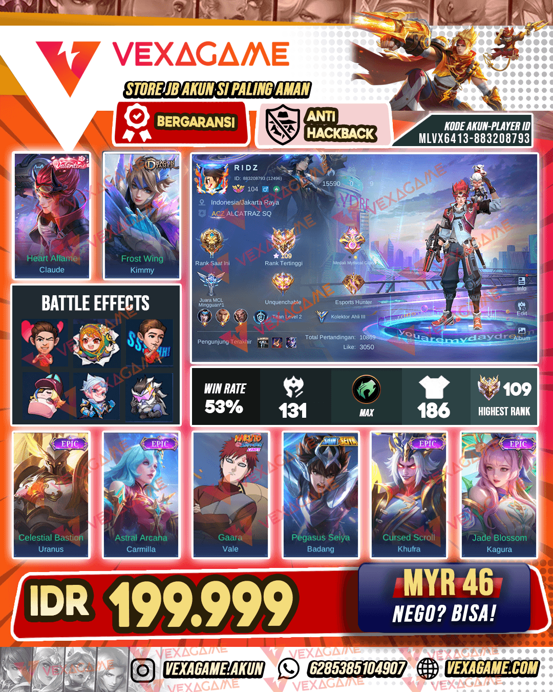 Claude Valentine | Kimmy Dragon Tamer | Ex Immo