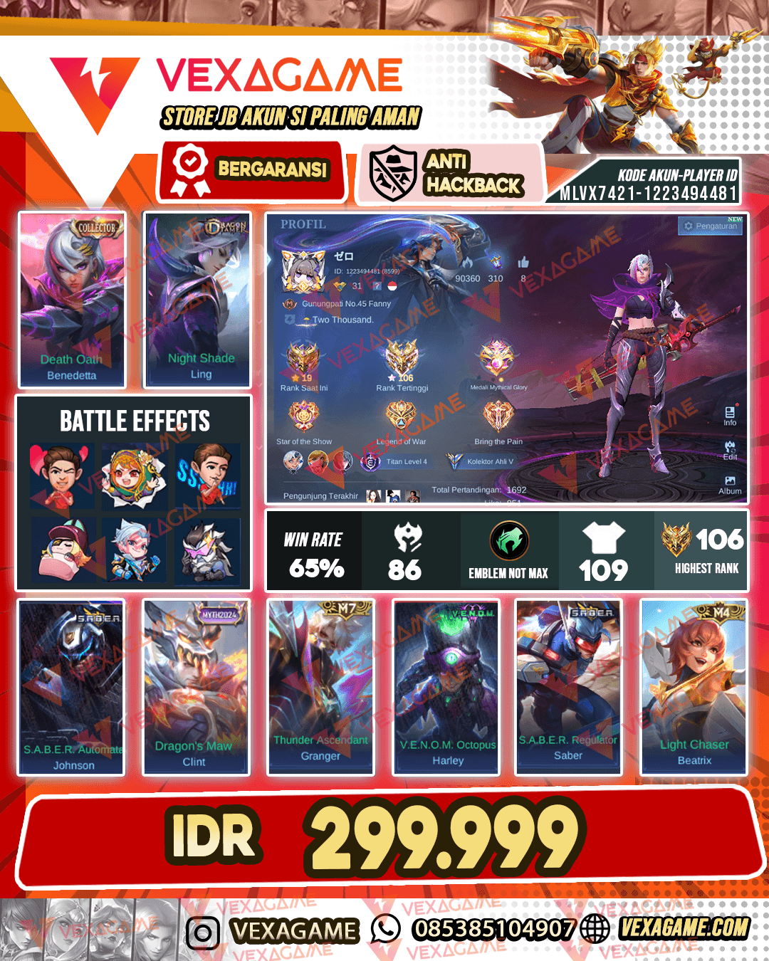 Bennedeta Collector | Ling Dragon Tamer | Ex Immo