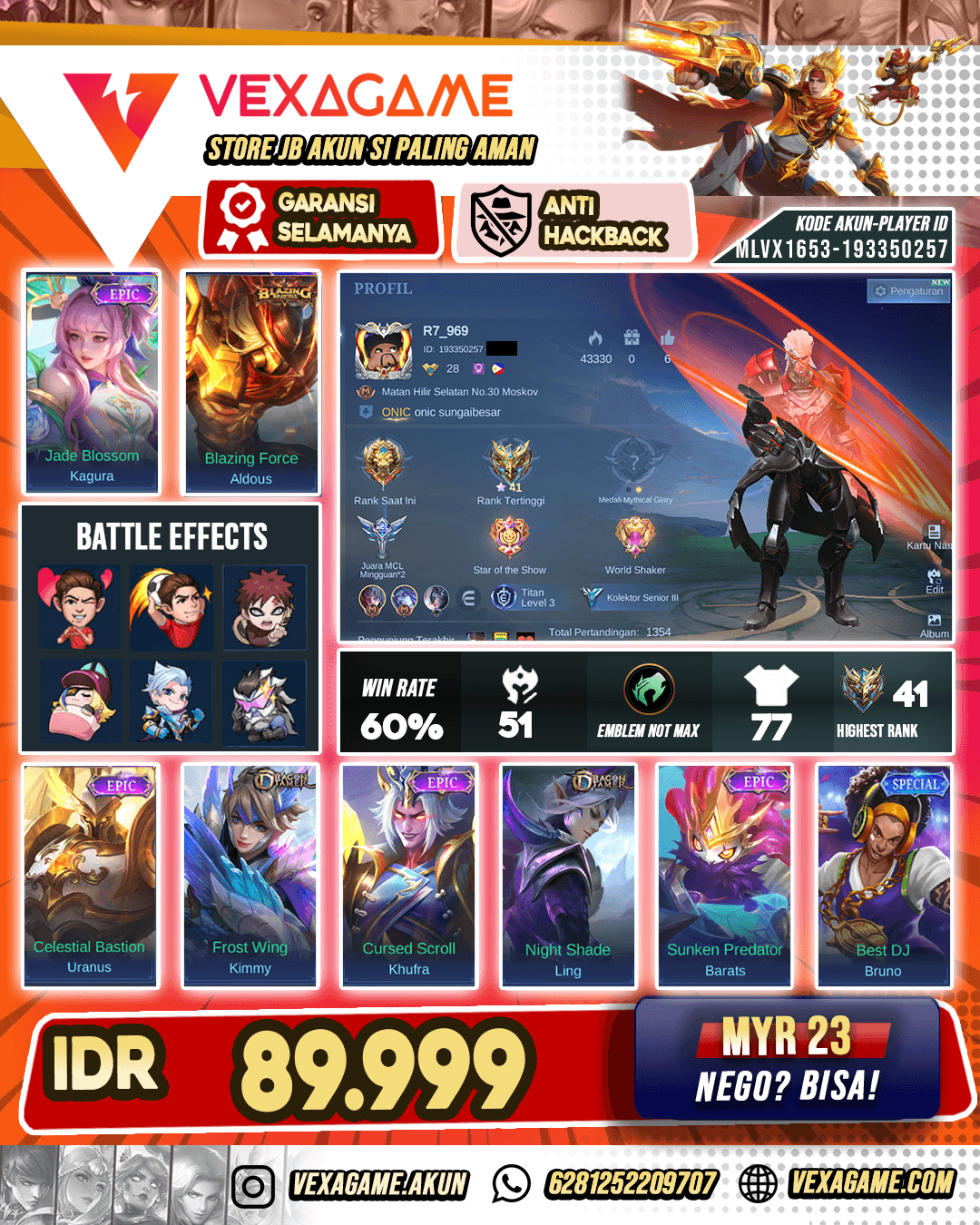 Kagura Epic X Aldous Blazing