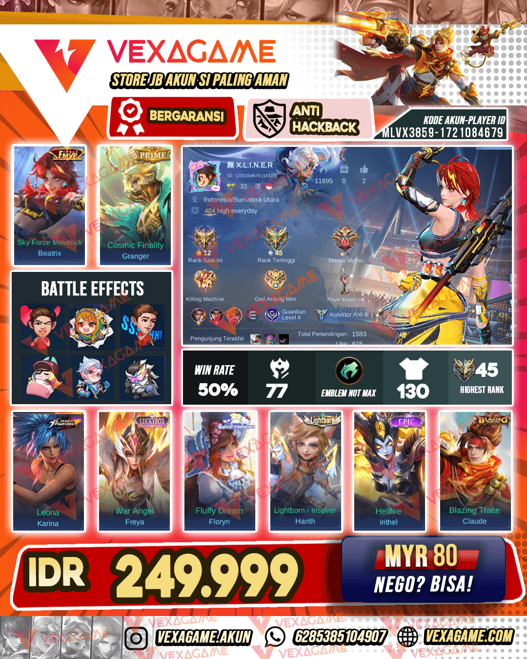 Granger Prime | Beatrix FMVP | Freya Luckybox
