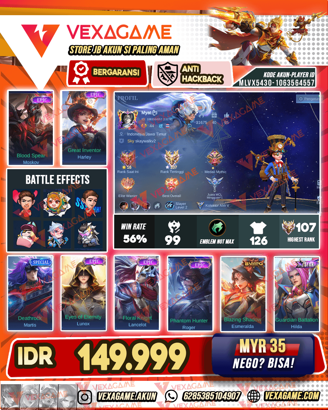 Harley Epic | Moskov Epic | Ex Immo