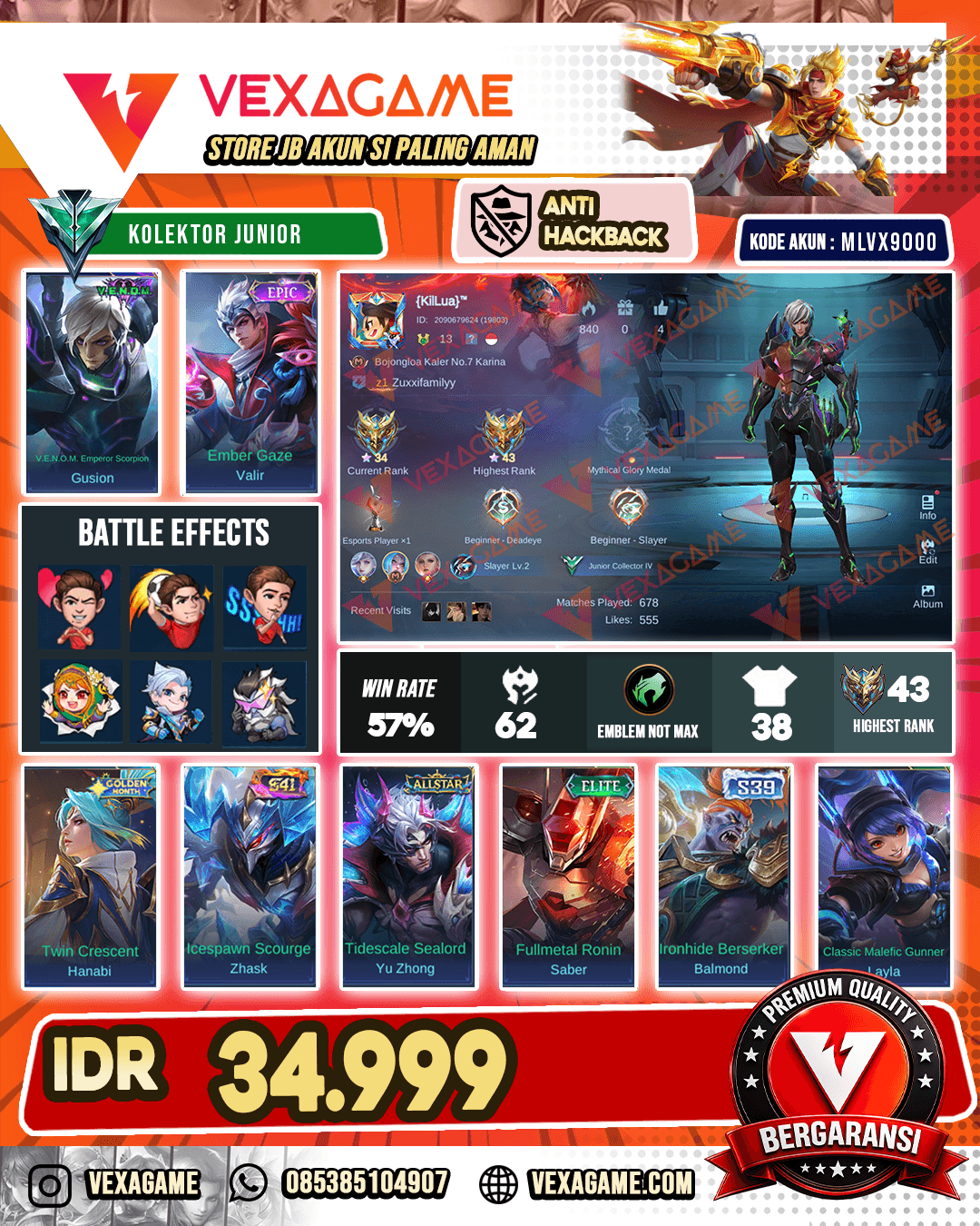 Akun Murah Harga Pelajar