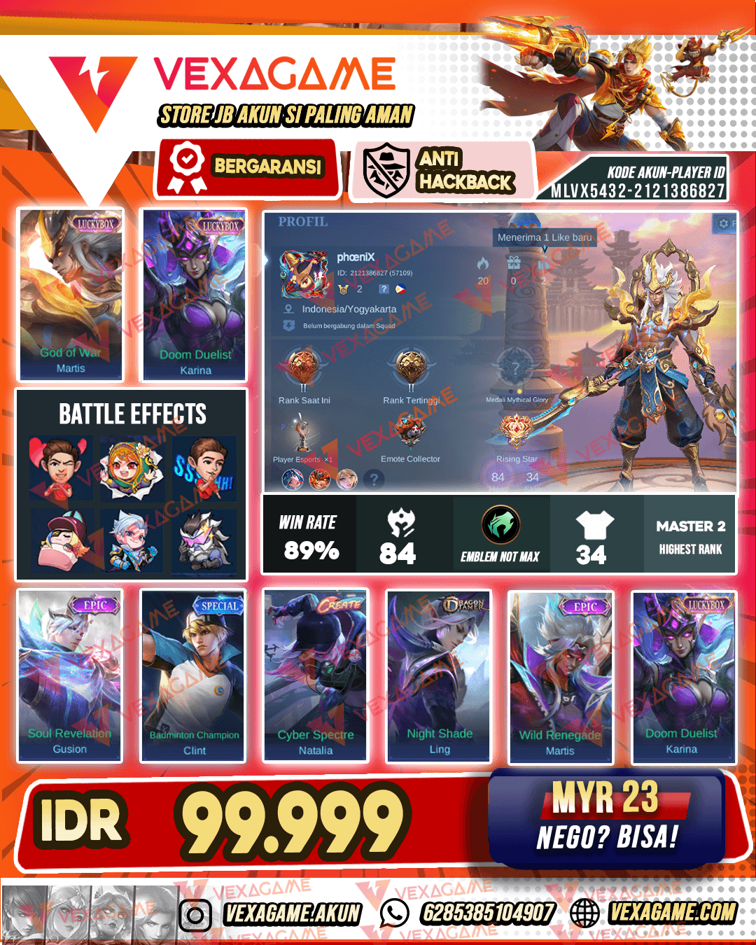 Martis Luckybox | Karina Luckybox (Advance Server)  HARGA TURUN!!!