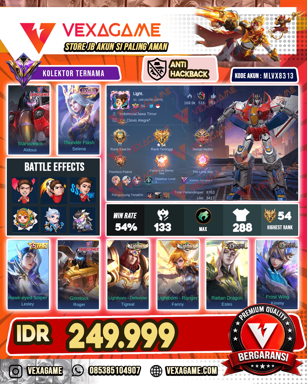 Aldous Transformers | Selena Luckybox | Lesley Annual Star