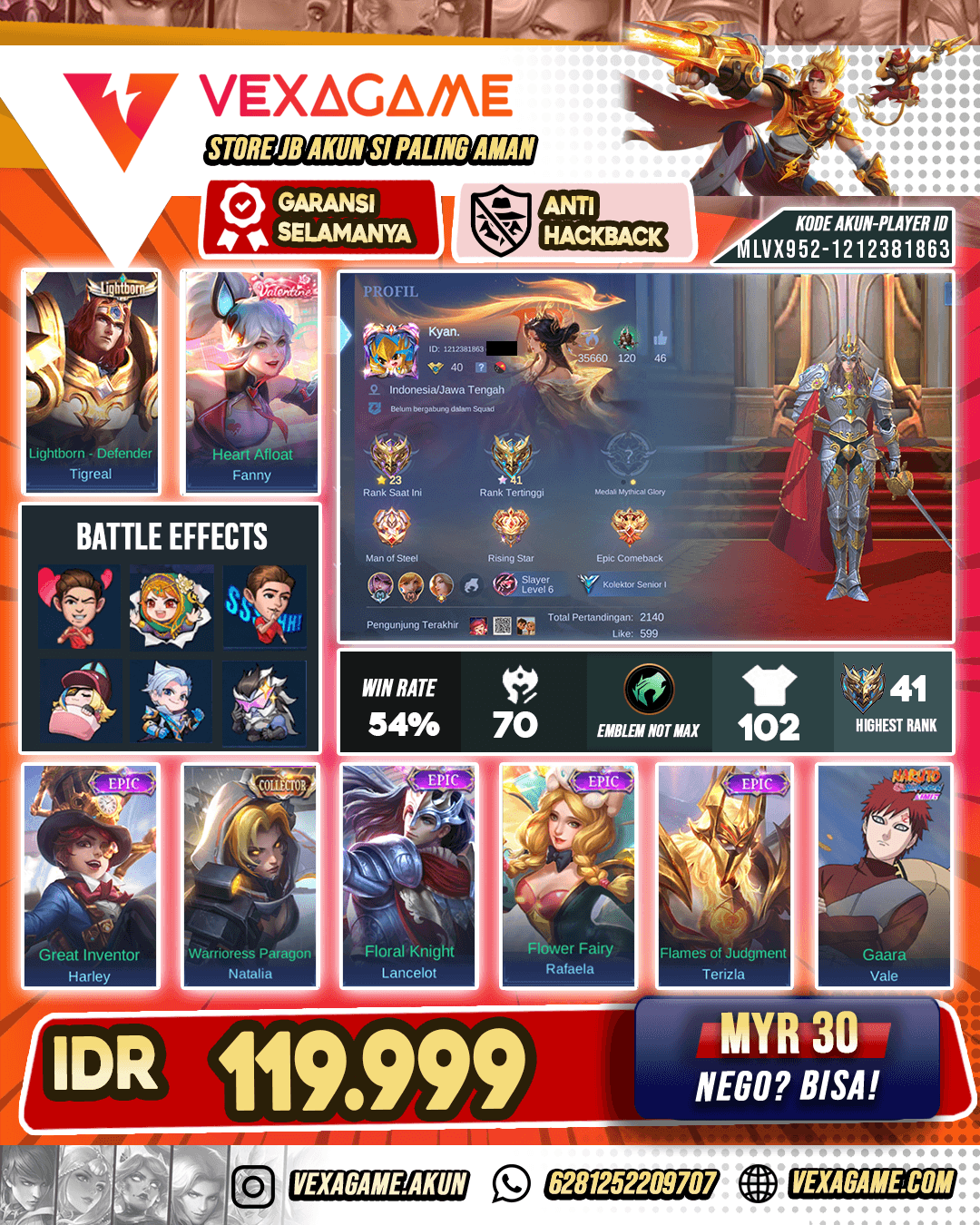 Lancelot Epic | Fanny Valentine