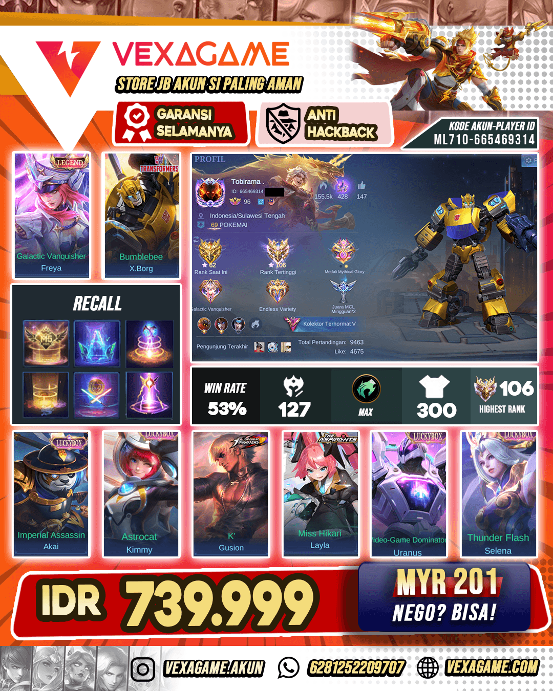 X-Borg Transformer Ft Freya Legend