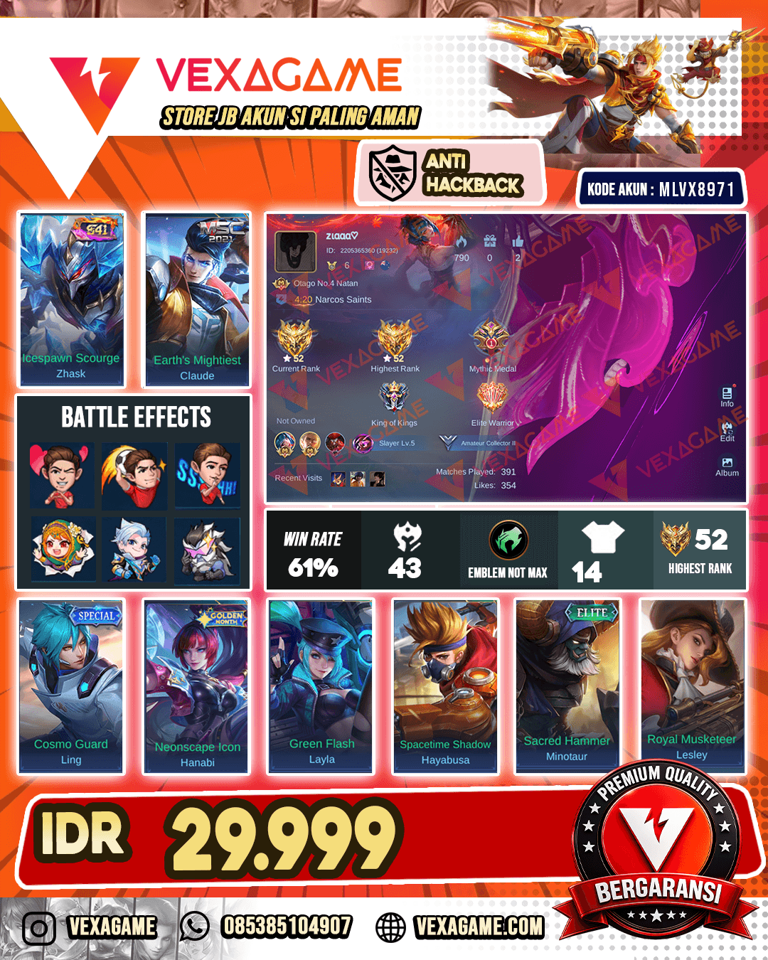 Akun Murah Harga Pelajar