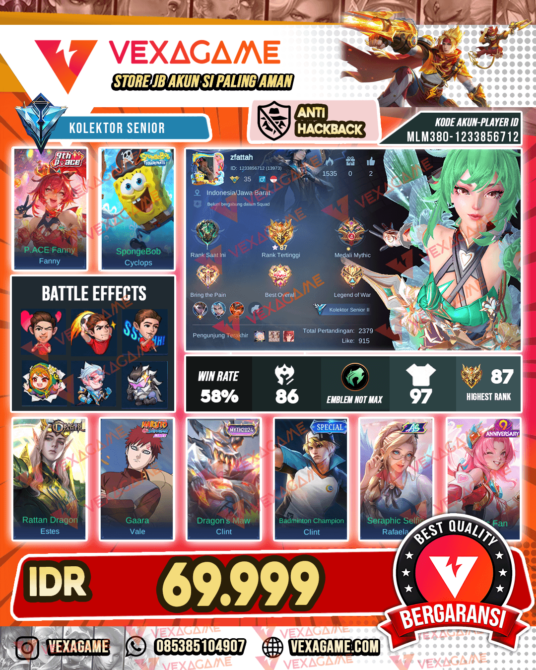 Akun Murah Harga Pelajar