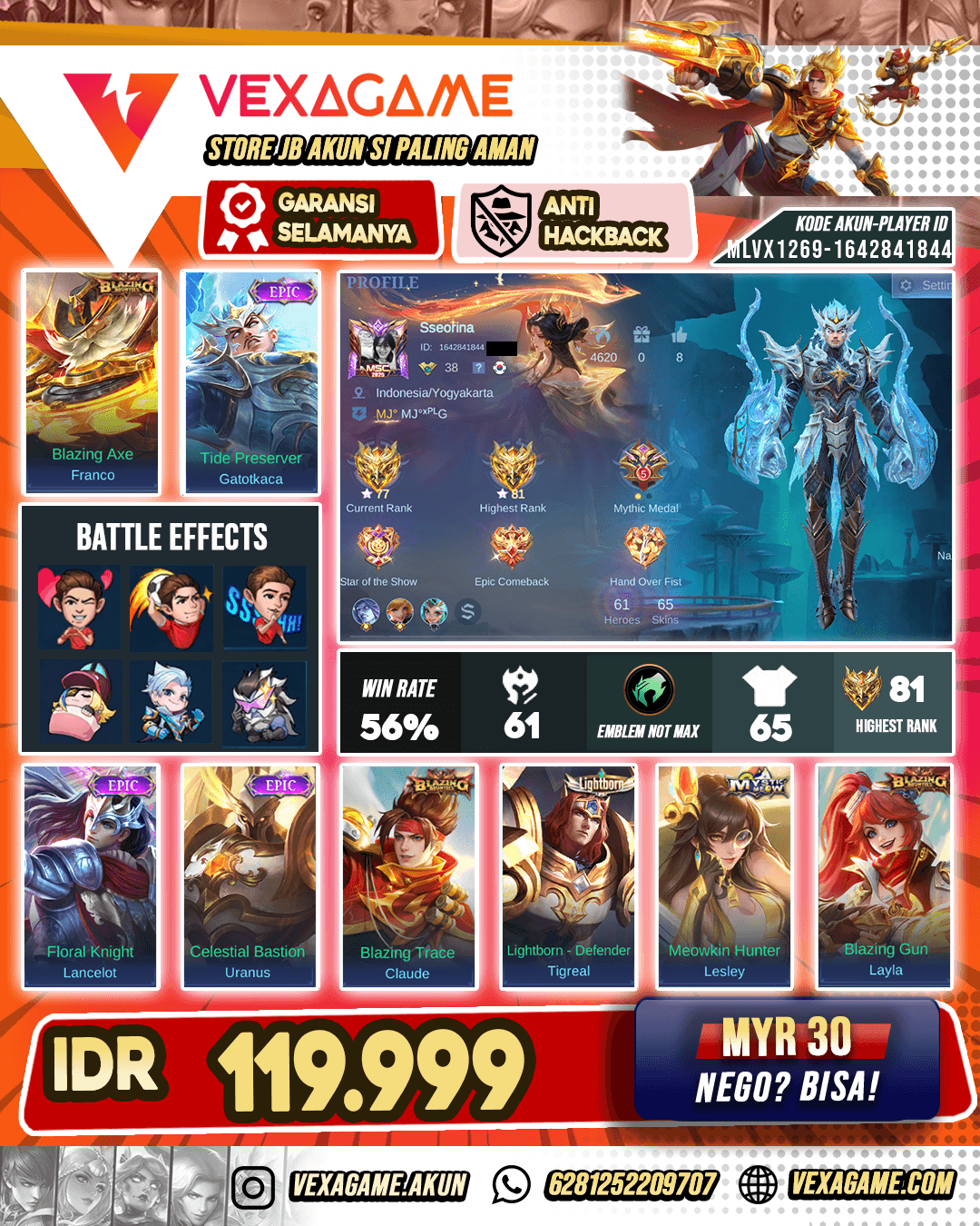 Gatotkaca Epic Ex Glory