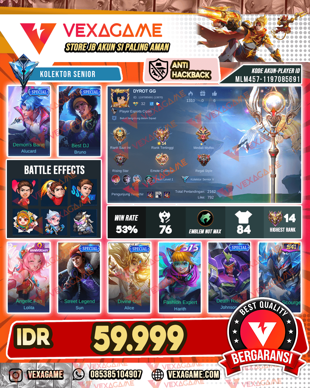 Akun Murah Harga Pelajar