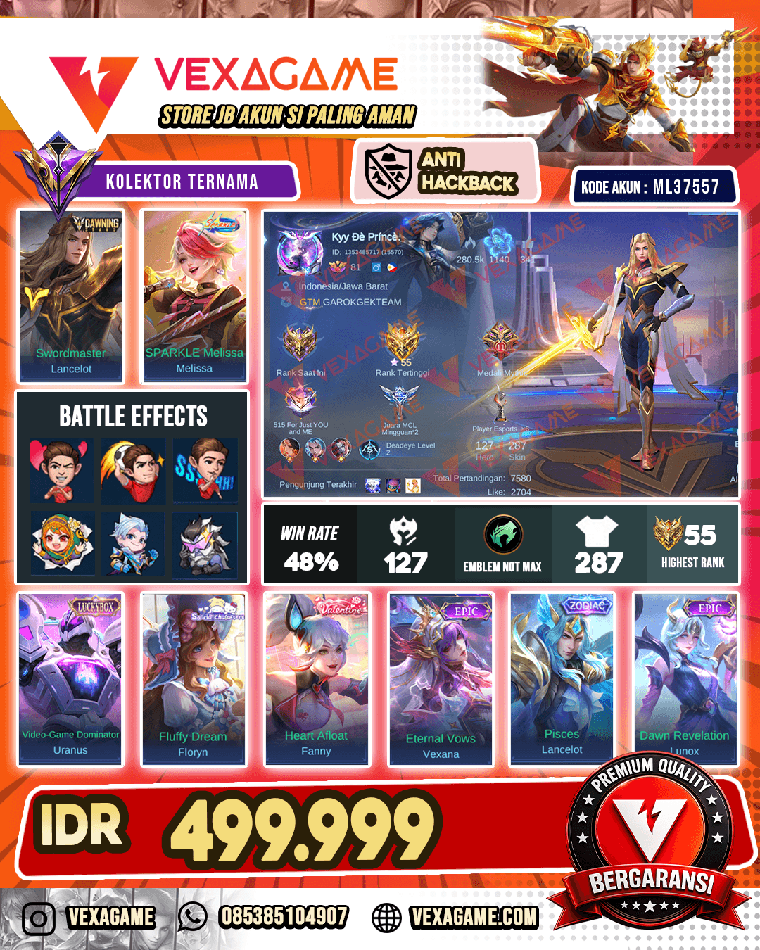 Lancelot Dawning | Mellisa Sparkle | Uranus Luckybox