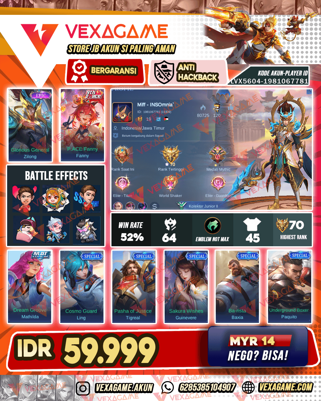 Zilong Epic