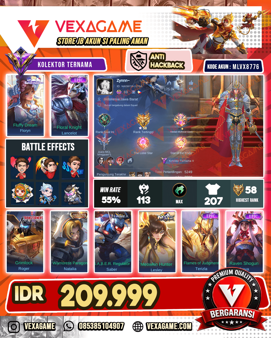 Lancelot Epic X Floryn Sanrio