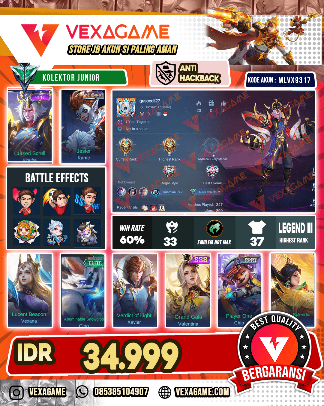 Akun Murah Banget