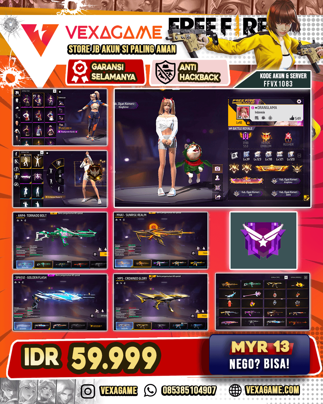 SG MAMBA | AN94 INCUBATOR | MP5 GLORY | VAULT OTW 50