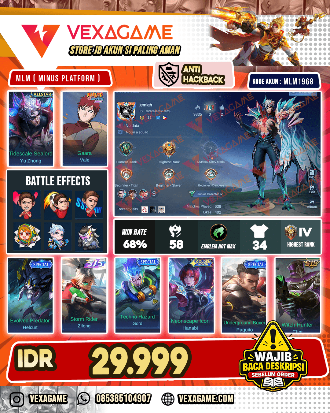 Yu Zhong All Star | Vale Garra