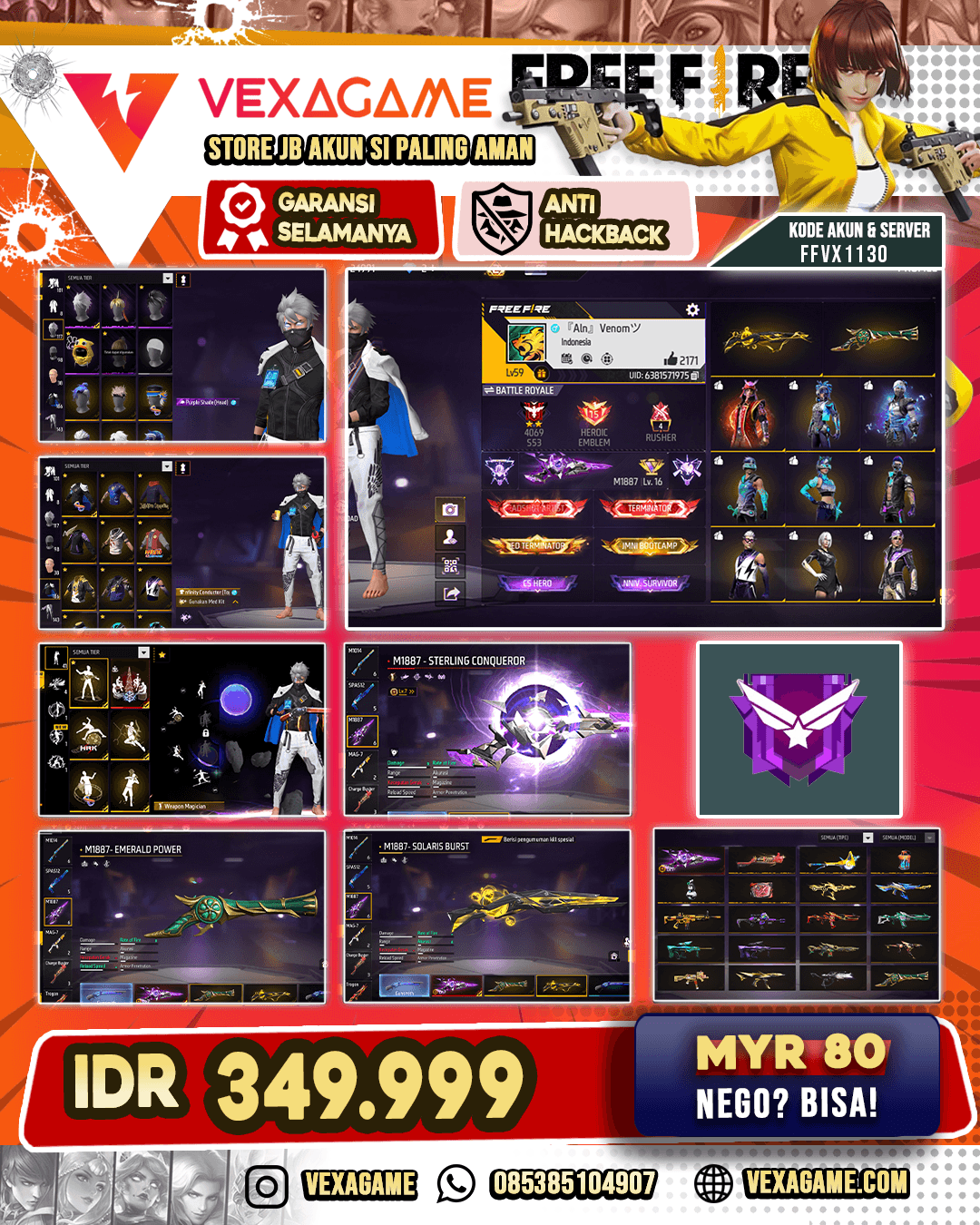 SG STERLING | SG SOLAR | SG TROMPET | VAULT OTW 200