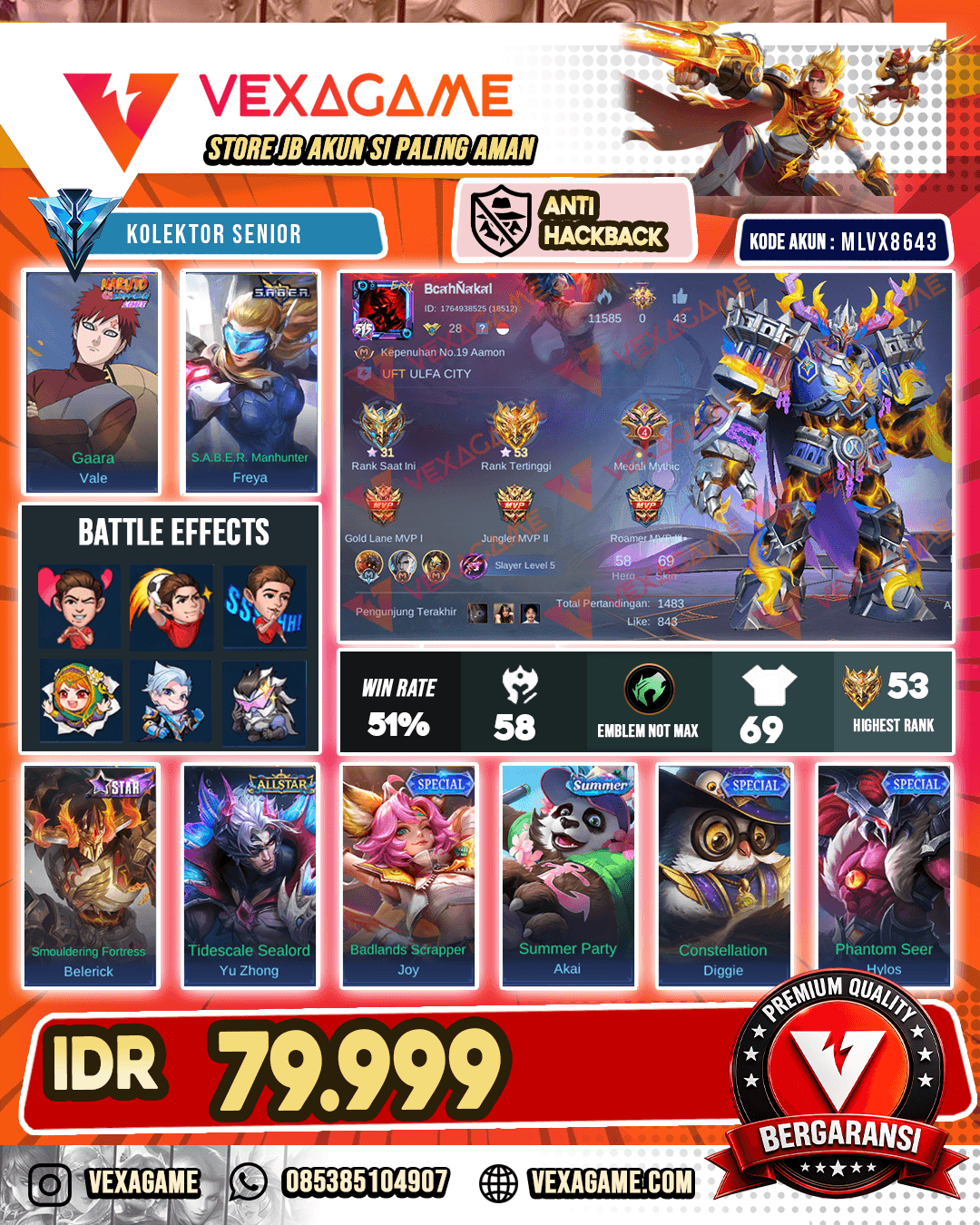 Akun Murah Harga Pelajar
