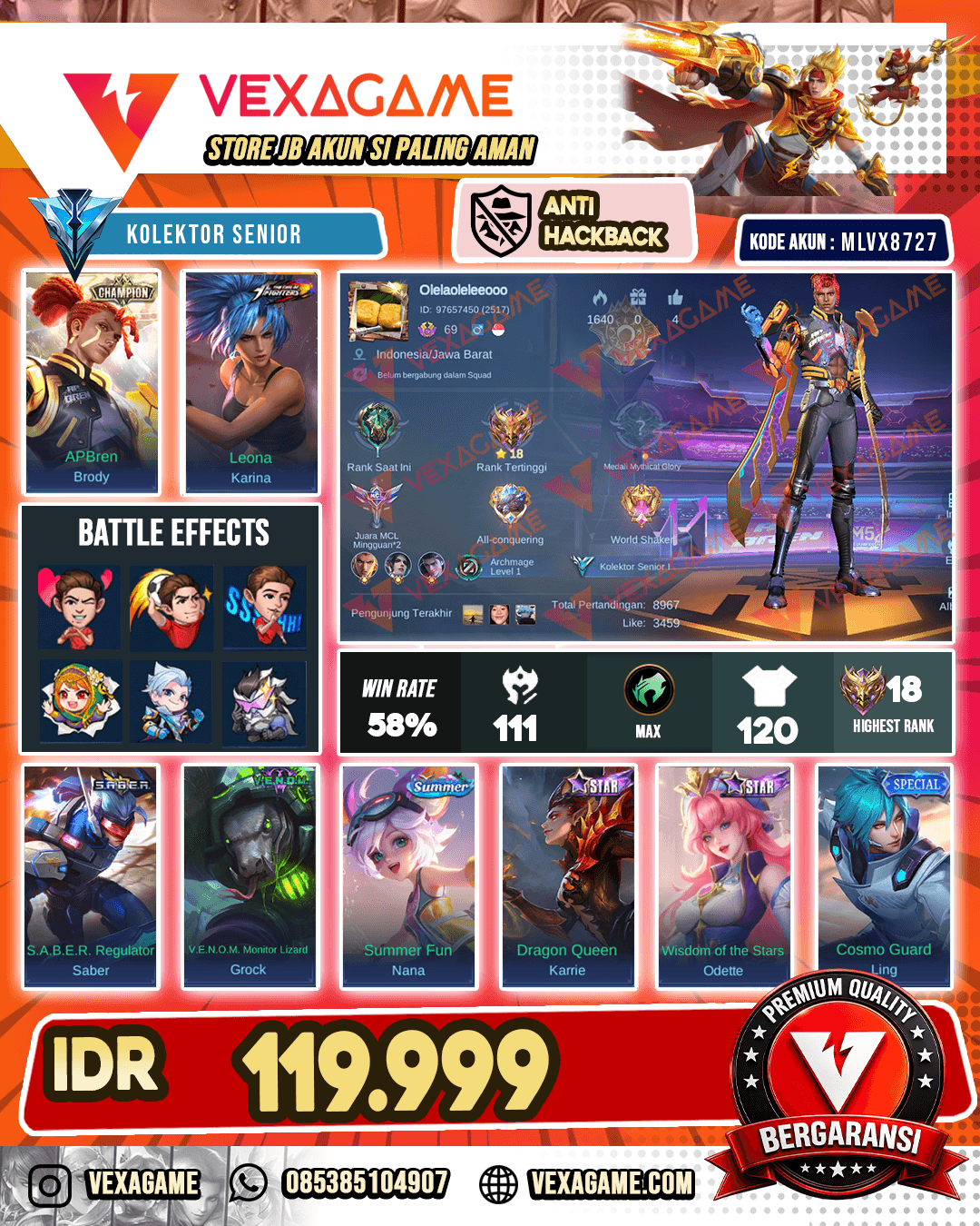 Brody Champion | Karina KOF