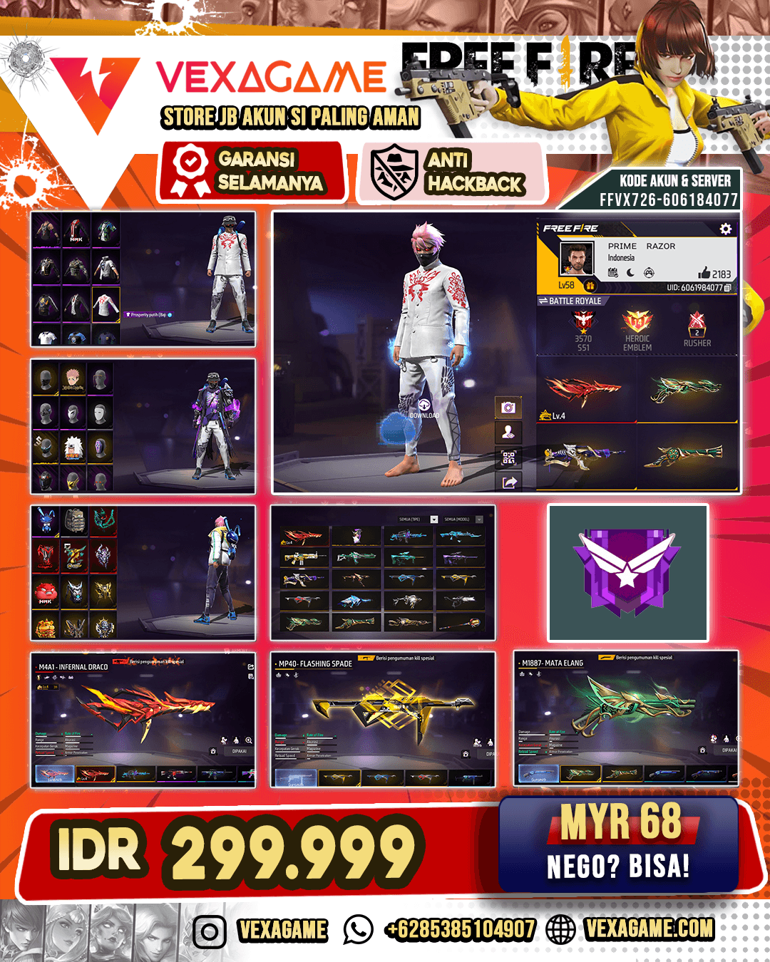 1 EVO | SG 4 RASA | VAULT 200++