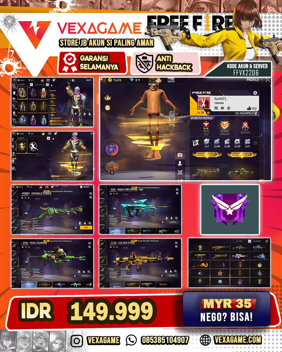 SG Terompet | Digital Dasher Bundle | Vault 150++ | Katana ON