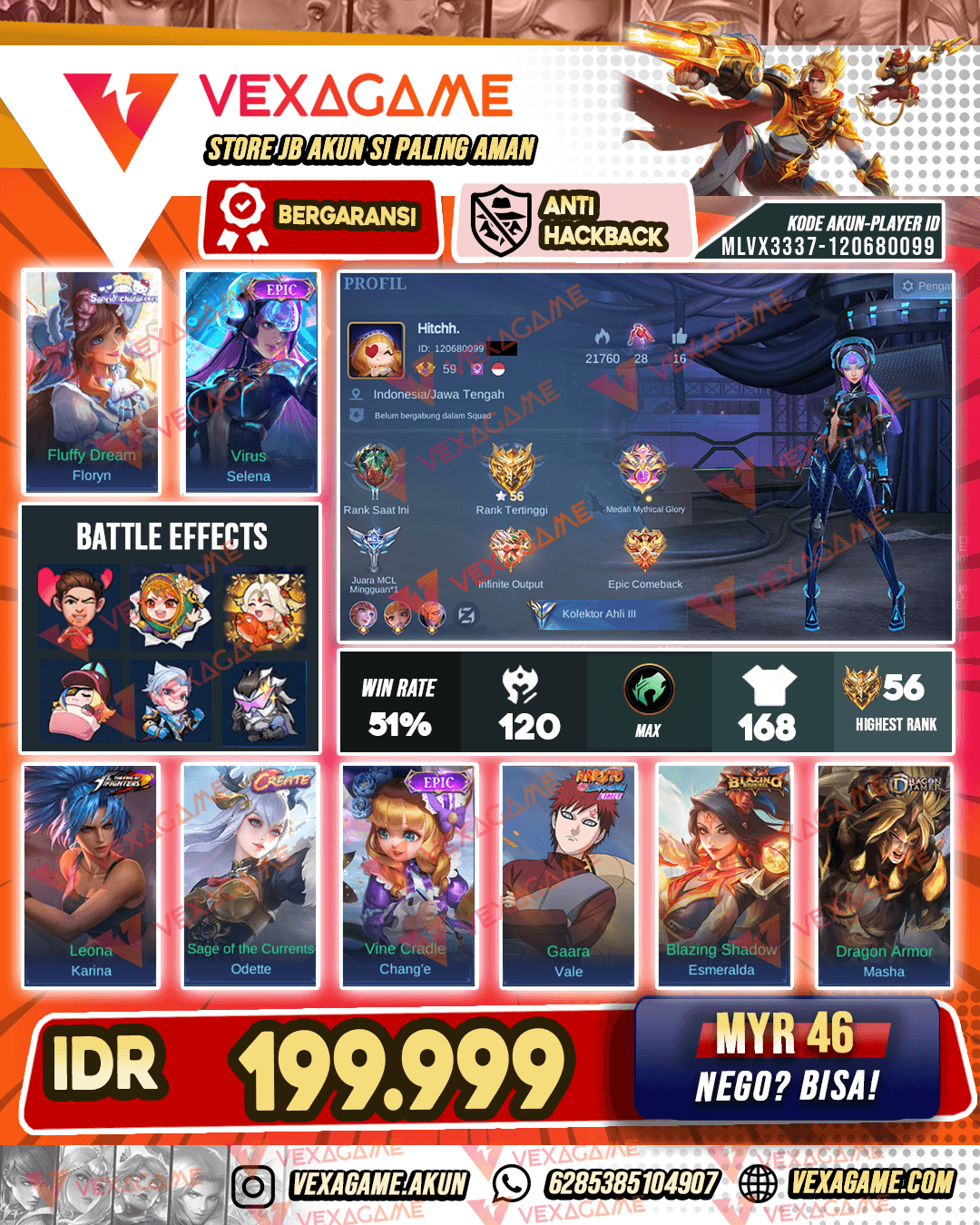 Floryn Sanrio | Selena Epic | Emblem MAX