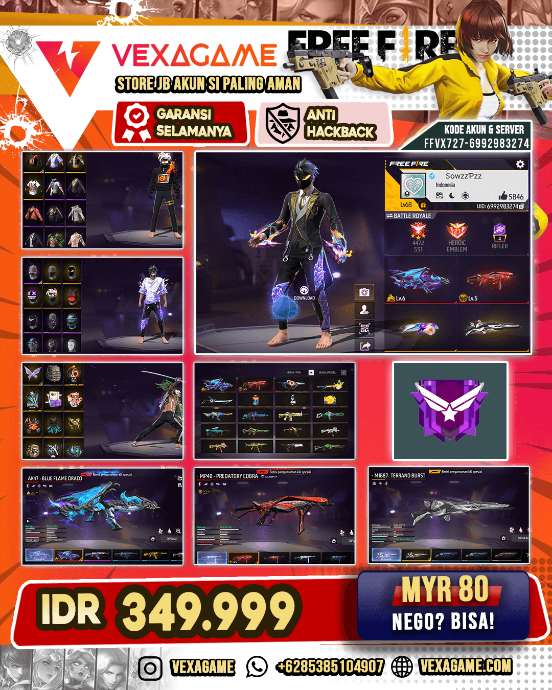 2 EVO 1 OTW MAX | M1887 TERRANO BURST | VAULT